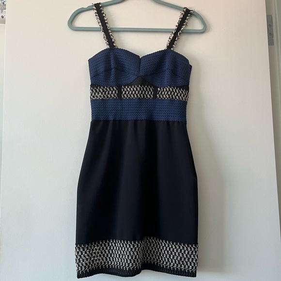 Jonathan Simkhai Lace Stap Bustier Dress exclusive to intermix - Picture 4 of 5